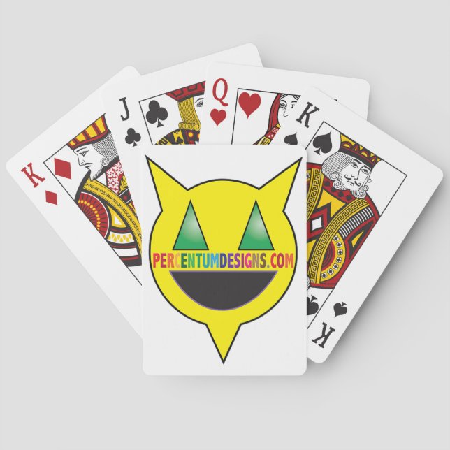 PERCENTUMDESIGNS.COM Klassiska uppspelningskort Casinokort (Baksidan)
