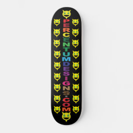 PERCENTUMDESIGNS.COM MINI SKATEBOARD BRÄDA 18,5 CM