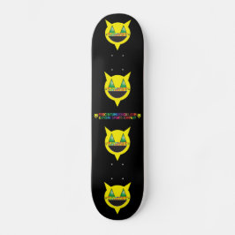 PERCENTUMDESIGNS.COM MINI SKATEBOARD BRÄDA 18,5 CM