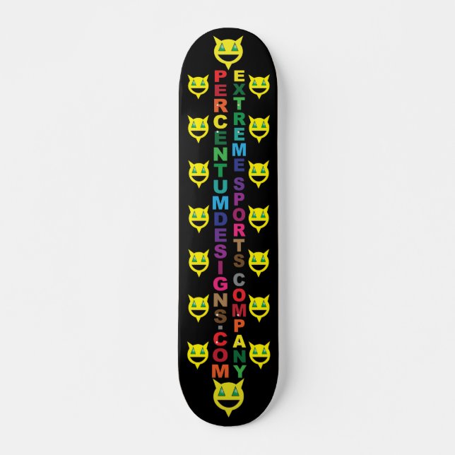 PERCENTUMDESIGNS.COM Skateboard (Framsida)