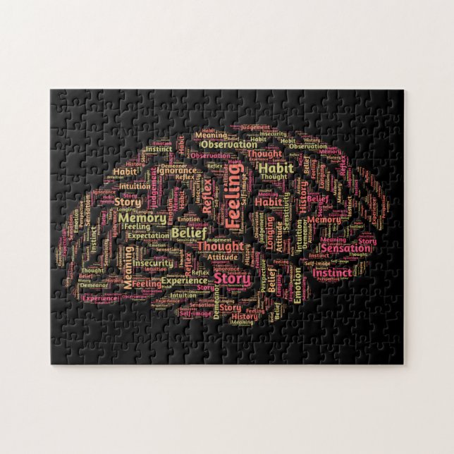 Perceptinationell Ord Art Pussel (Horisontell)