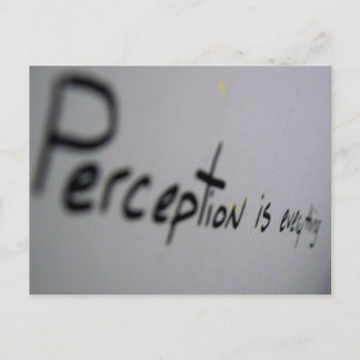 perception is everything vykort