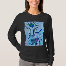 "Perception" T-Shirt med lång Sleeve