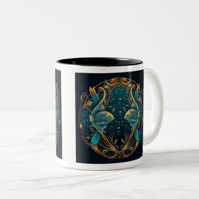 Perces Design Two-Tone Mugg, 11 oz Två-Tonad Mugg (Framsida höger)