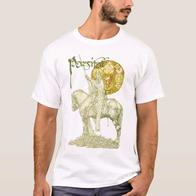 PERCEVAL LEGEND/QUEST OF HELIGA GRAIL Fantasy T-shirt (Framsida)