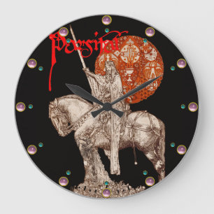 PERCEVAL LEGEND/QUEST OF HELIGA GRAIL Red Fantasy Stor Klocka