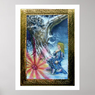 PERCEVAL OCH SIKTE PÅ DEN HELIGA GRALEN POSTER