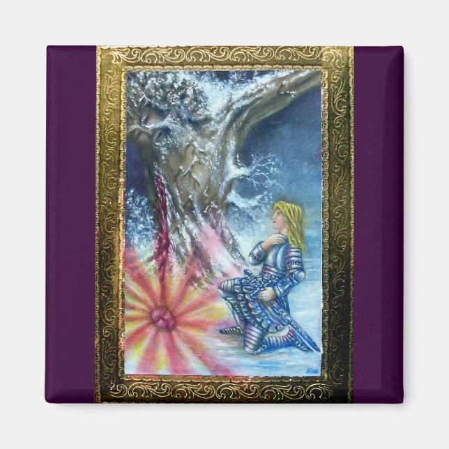 PERCEVAL OCH VISION AV HELIGA GRAIL MAGNET (Framsidan)