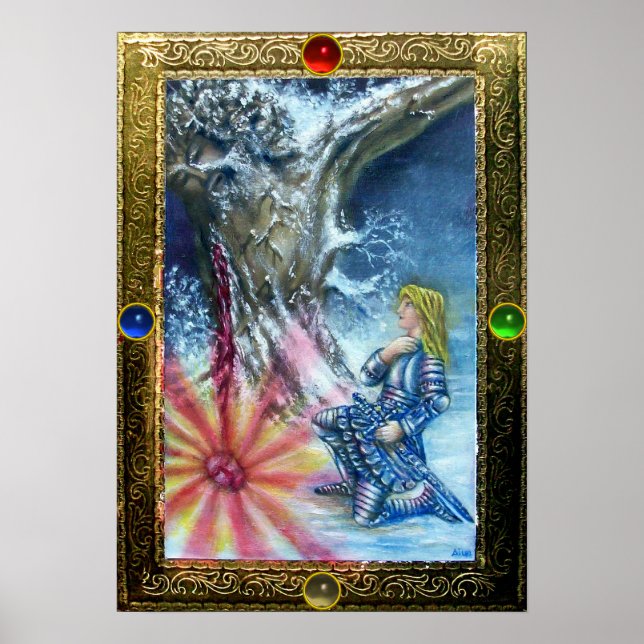 PERCEVAL OCH VISION AV HELIGA GRAIL POSTER (Framsidan)