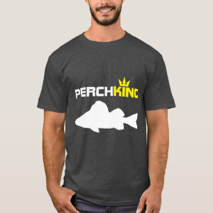 Perch Kung Funny Perch Fishing T Shirt
