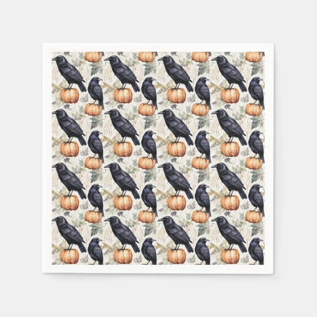 Perch & Pumpkin Pappersservett (Framsidan)