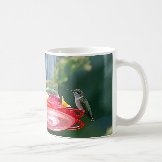 Perched Hummingbird Kaffemugg (Höger)