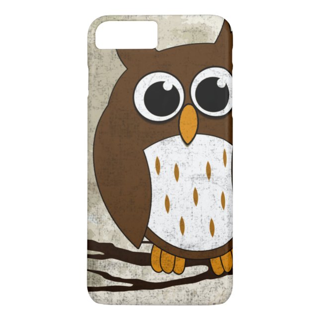 Perched uggla Case-Mate iPhone skal (Baksida)