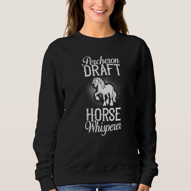 Percheron Draft Horse  Saddle 8 T Shirt (Framsida)