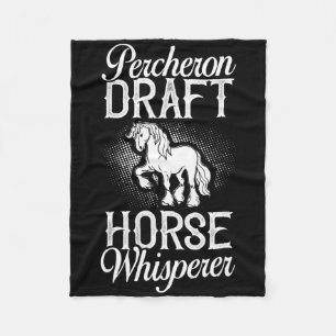 Percheron Draft Horse Saddle Fleecefilt