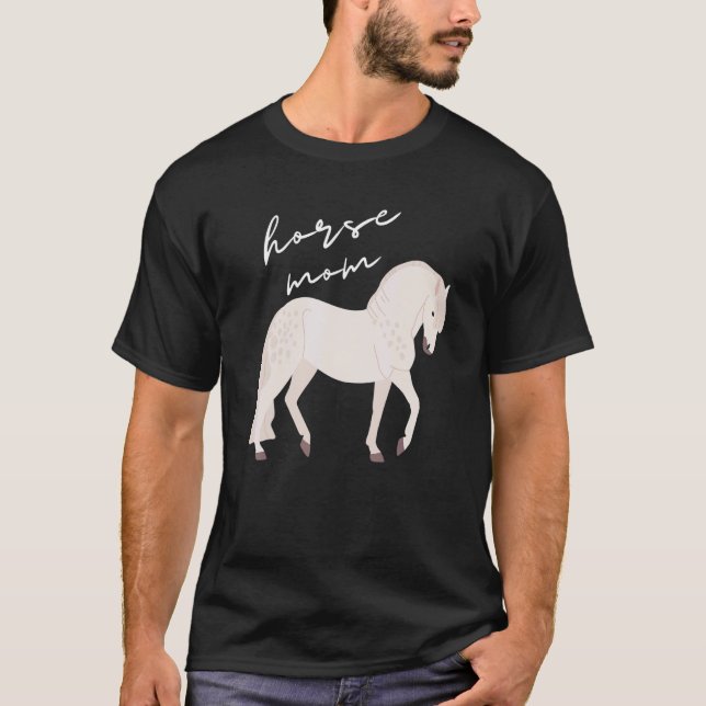Percheron Horse Mamma för kvinnor T Shirt (Framsida)
