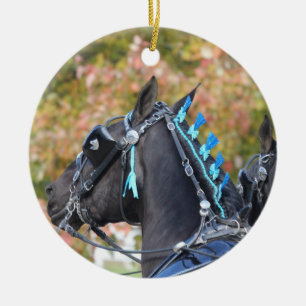 Percheronprydnad Julgransprydnad Keramik