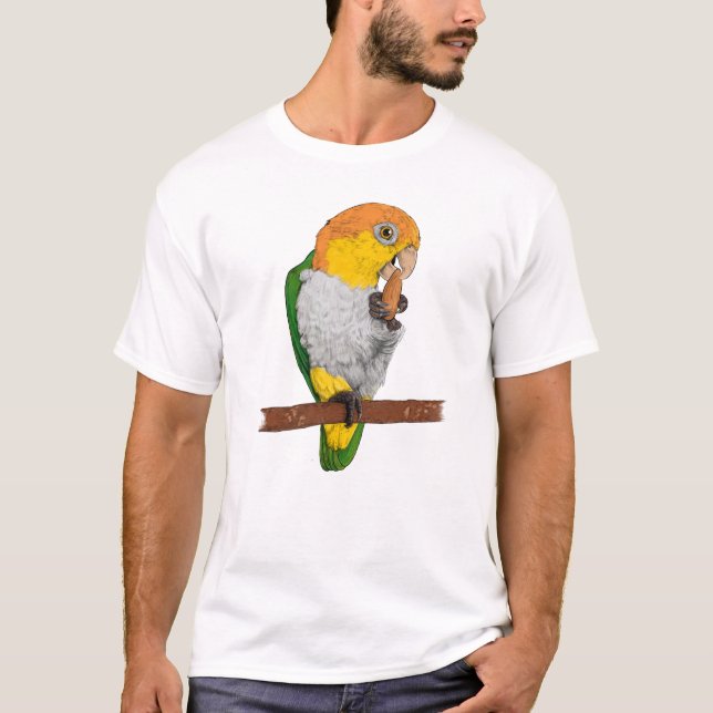 Perching Caique T Shirt (Framsida)