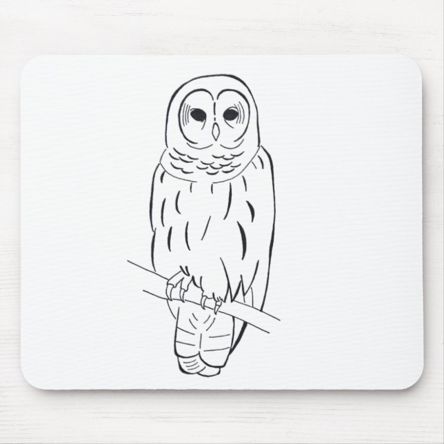 Perching ugglamousepad musmatta (Framsidan)