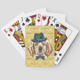 Percival för Lab-Rolig hund Casinokort