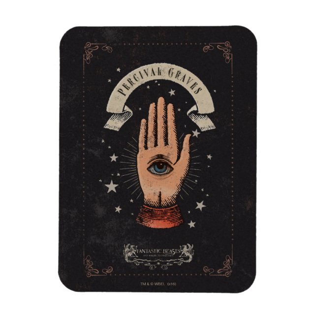 PERCIVAL GRAVES™ Magic Hand Graphic Magnet (Vertikal)