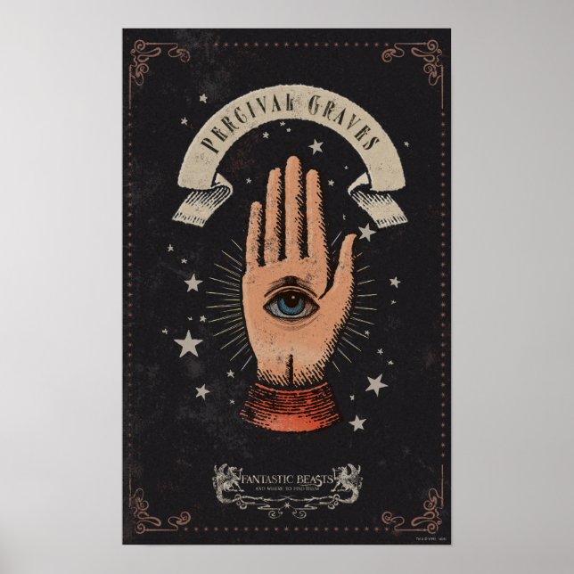 PERCIVAL GRAVES™ Magic Hand Graphic Poster (Framsidan)
