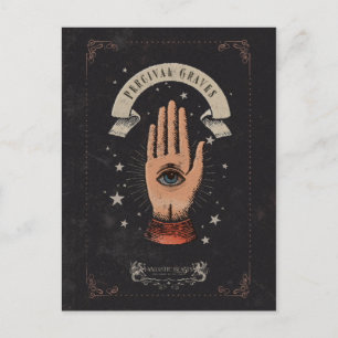 PERCIVAL GRAVES™ Magic Hand Graphic Vykort