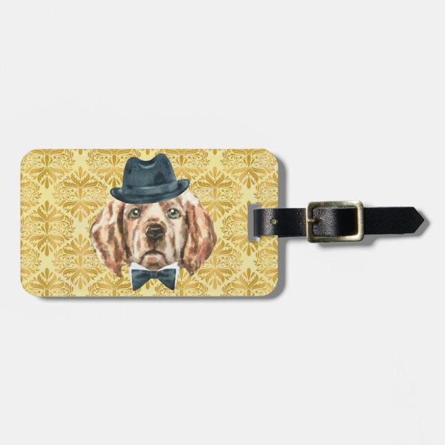 Percival hundbagageetikett bagagebricka (Horisontell Framsida)