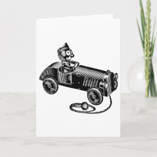 Percival's Ride Greeting Card Kort