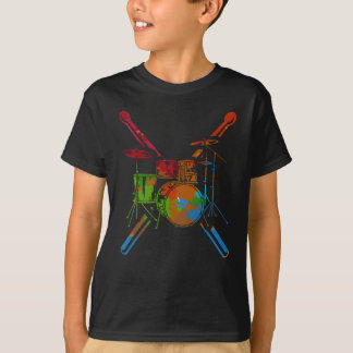 Percussion Drum Set Drummer Drums T Shirt