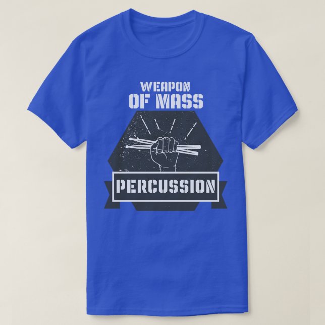 Percussion Drummer T Shirt (Design framsida)