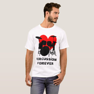 Percussion för alltid roligt anpassade tee