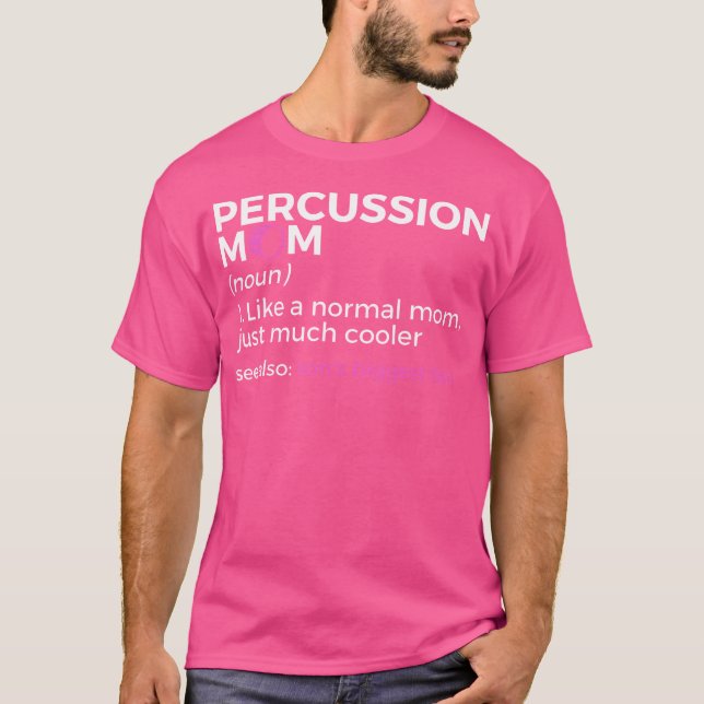 Percussion Mamma Definition Son's Biggest Fläkt Ma T Shirt (Framsida)