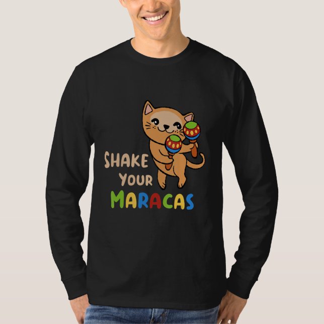 Percussion Maracas Drummer Drums Rattles 3 T Shirt (Framsida)