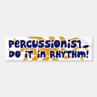 Percussionistrytm Bildekal