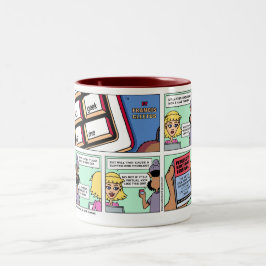 Percussive underhåll? Två-Tonad mugg