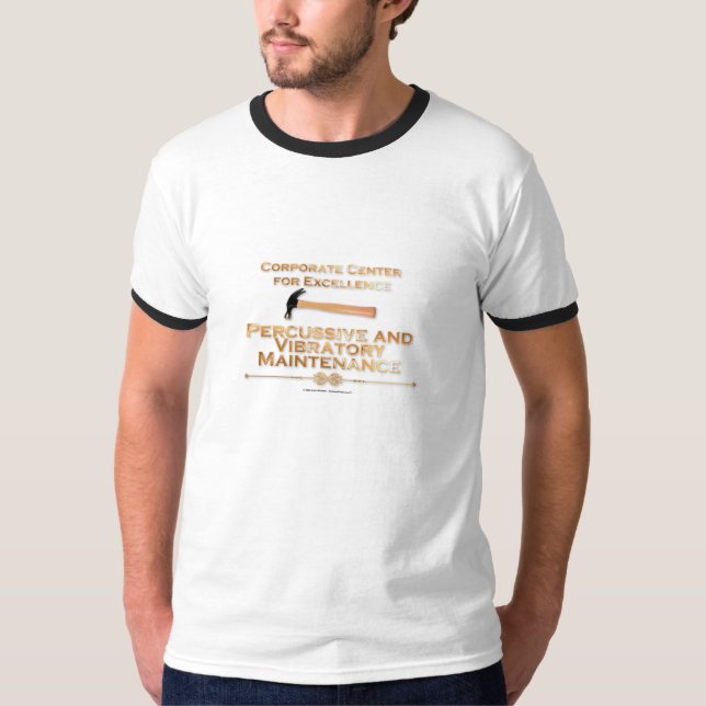 Percussive underhållsskjorta t-shirt (Framsida)