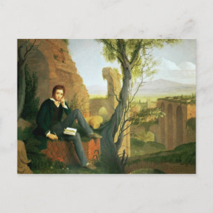 Percy Bysshe Shelley 1845 Vykort