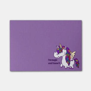 Percy den polerade unicornen post-it block