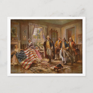 Percy Morans födelse i Old glory c1917 Vykort
