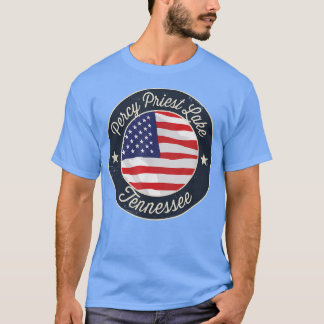 Percy Priest Lake - Patriotic Tennessee Souvenir T T Shirt