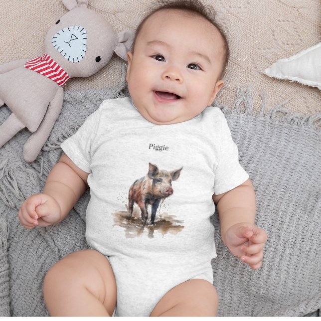 Percy the Playful Piglet, anpassningsbar T Shirt (Skapare uppladdad)