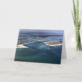 Perdido Bay från Orange Beach Alabama Vacation Kort