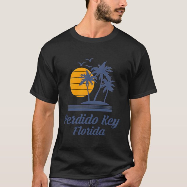 Perdido Nyckel Beach Florida Fl City T Shirt (Framsida)