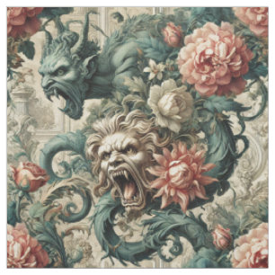 Perdition - Gothic Påstående Tile Tyg