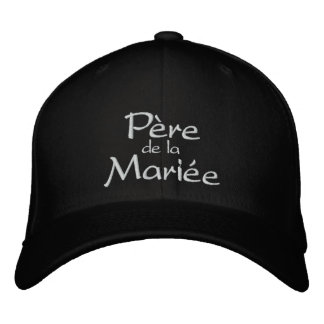 Père de la Jeune Mariée de Chapeau Broderad Keps