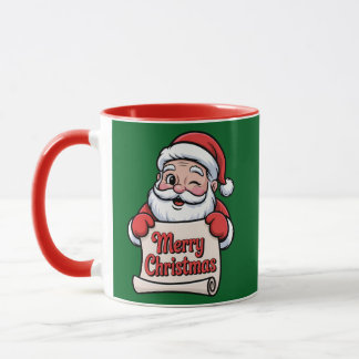 Père Noël Clin d'Œil 🎅 "Merry Christmas" Mugg