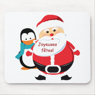 Père Noël et Manchot Jultomten Tapis de souris Musmatta