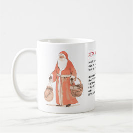 Père Noël fransk julfar Brödordbok Kaffemugg