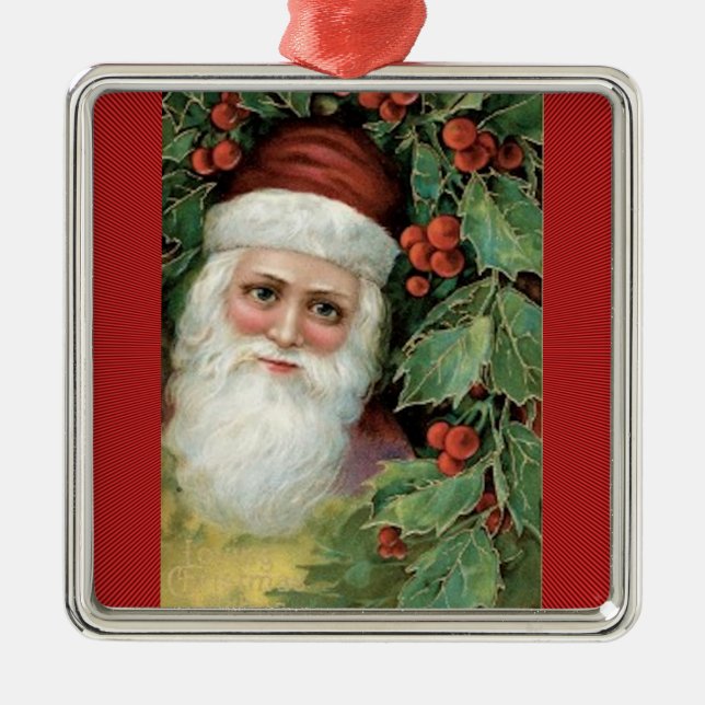 Pere Noel Julgransprydnad Metall (Framsidan)